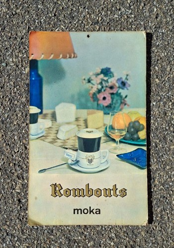 Rombouts moka werbeschild - rombouts,