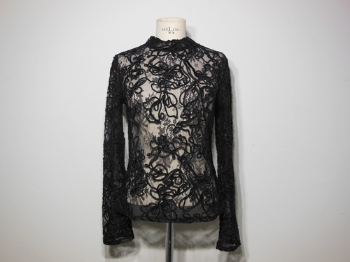 Zara damen bluse spitzenbluse - zara,