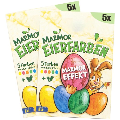 10x eierfarben marmoreffekt - eierfarben,