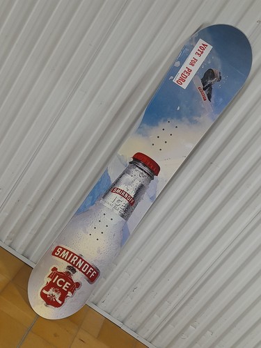 Smirnoff ice snowboard deck - smirnoff,