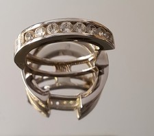 Ohrringe Weißgold Creolen