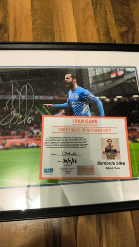 Bernardo silva auto signed - bernardo,