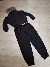 Betty Barclay*Schlupf Hose Stretch Cargo Hose* Gummibund*Schwarz Gr. 38-42* Neu