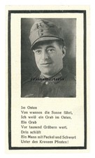 Orig. Sterbebild Soldat mit