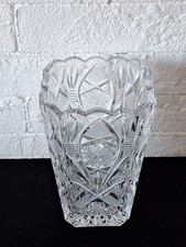 Kleine Kristall Vase, Stern Schliff