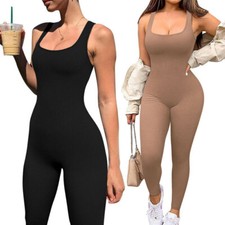 Damen Jumpsuit Sport Yoga Gym