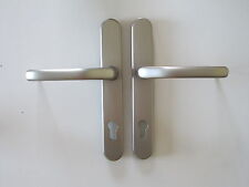 2. Wahl HOPPE Schmalrahmen Schutzbeschlag in Alu Edelstahl farben F31-1 92 mm PZ