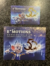 Europa Park Rust Emotion Gutscheinkarte Sammelkarte leer 50 Jahre