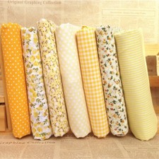 7Stk Baumwolle Stoffreste