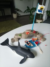 Playmobil Orca Wal mit Zubehör, von 1996, maritimes Set 3865