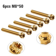 6pcs titanium screws Torx head