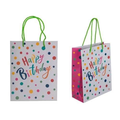 Geschenktüte happy birthday - geschenktüte,