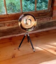 Lampe auf Stativ Edelstahl Unikat Kabel mit Schalter, dimmbar