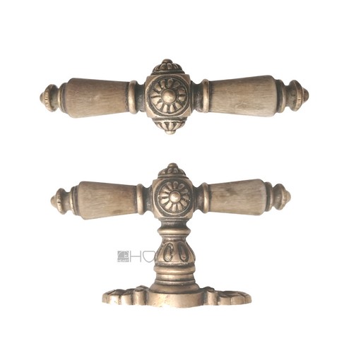Fensterolive antik horn alt - horn,