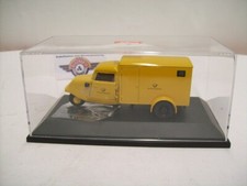 Tempo Dreirad Kastenwagen "DEUTSCHE BUNDESPOST" 1953, gelb, Schuco 1:43