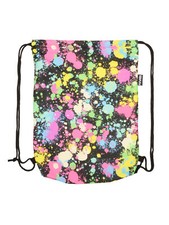 PSYWORK Schwarzlicht Turnbeutel Rucksack Neon Motivwahl UV-aktiv Stoffbeutel