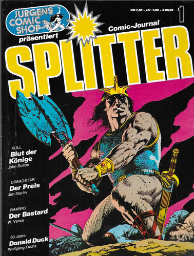Splitter comic journal - splitter, nr.1-5