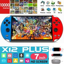 X12 Plus 7 " Handheld Spielkonsole 2700 Spiele Video Consoles Spielkonsole 16GB