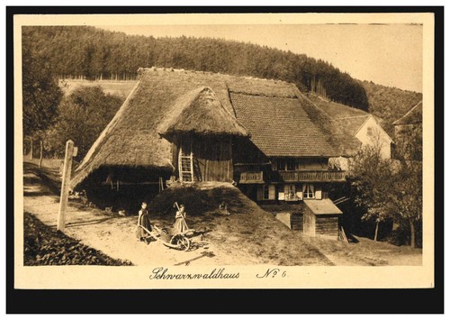 Foto schwarzwaldhaus 6 - foto-ak, nr.