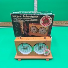 Vintage Jerger Schachuhr Chess