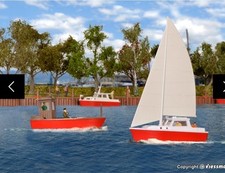 Kibri boat set - boat, scale