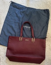 Bordeauxfarbener Shopper von Armani Jeans
