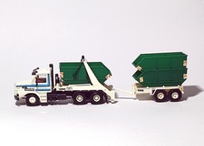 Scania Hauber Absetzcontainer LKW + Anhänger  + 3 Container 1:87 Kibri #25/399
