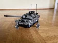 Leopard 2 Panzer - detailreiches Modell aus Klemmbausteinen