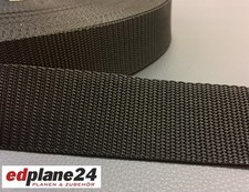 10m  Gurtband schwarz Breite=50 mm  Zurrgurt Band technischer Gurt