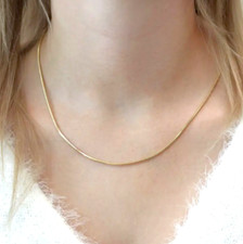 750 Gelbgold Halskette 18 Karat Chain 46cm x 2mm 8,85g Gold PL 18K Punziert