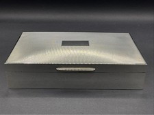 Große Zigarettendose  Schmuckdose 925 Silber Birmingham - England  *  1961