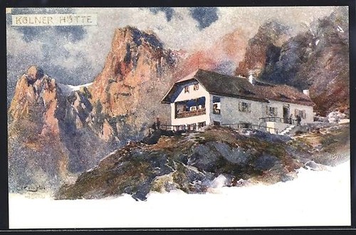 Künstler edward theodore - künstler-ak,