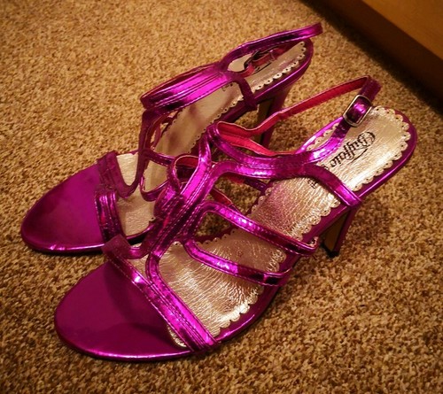 Buffalo sandalen pink metallic - buffalo,