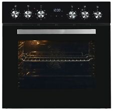 Exquisit Einbauherdset EHE 157-UBZ-020-Set schwarz | digitaler Timer | Umluft
