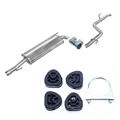 Auspuff inkl anbausatz - auspuff,