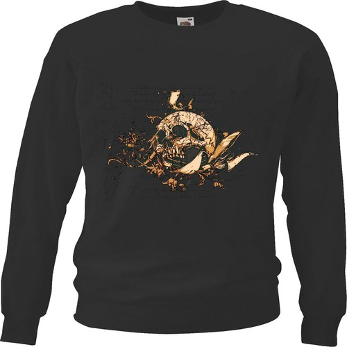 Sweatshirt vintage skull - sweatshirt,