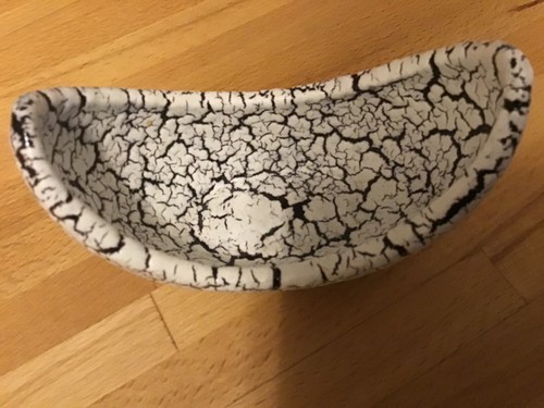 Keramik schale 50er - keramik, weiß