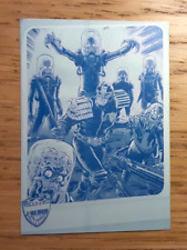 Marsangriffe Besetzung CYAN Druckplatte Karte 1 CALL ME DREDD