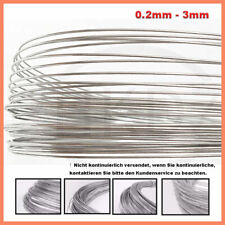 Federstahldraht - 0,2 bis 3,0mm Dicke- Federdraht V2A Edelstahl Rostfreier Draht