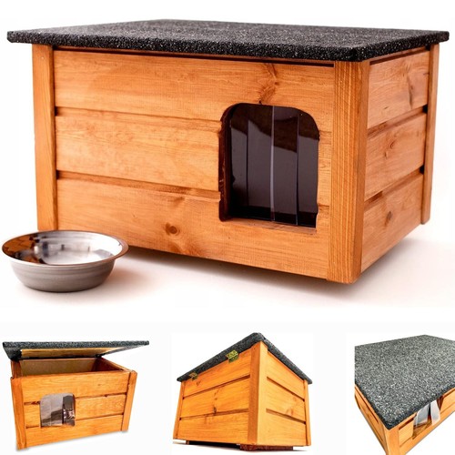 Holzhütte für katze - katze,