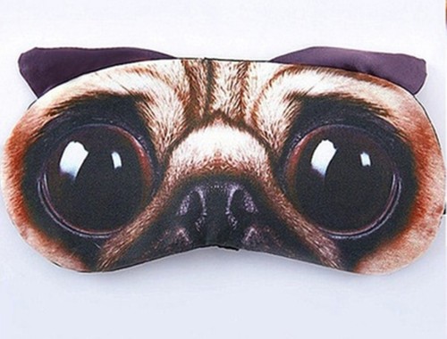 Mops schlafmaske augenbinde - schlafmaske,
