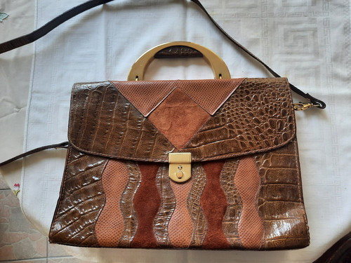 Echt leder damen handtasche - echt-leder, im