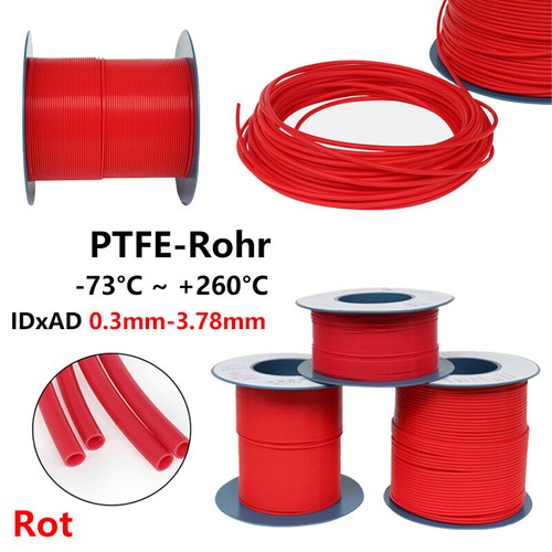 Roter ptfe rohr - ptfe, id