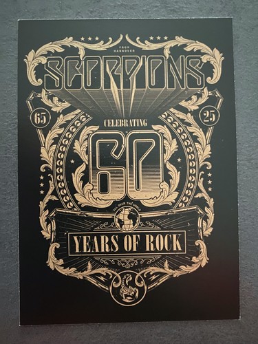 Scorpions postkarte postcard - scorpions,