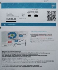 Sammler E-TICKET Bundesliga 28.1.2023 Hertha BSC - Union Berlin