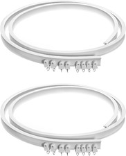 2x 2M Gebogene Vorhangschiene