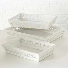 Deko Tablett Holz mit