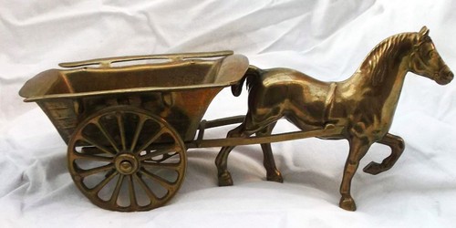 Messing pferd mit - messing,