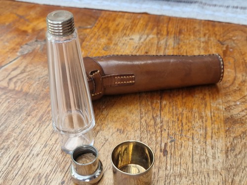 Antike englische jagdflasche - antike,