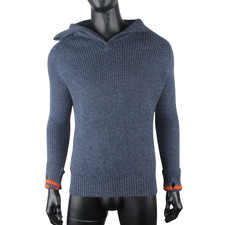 Devold Varde Zip Neck Blau